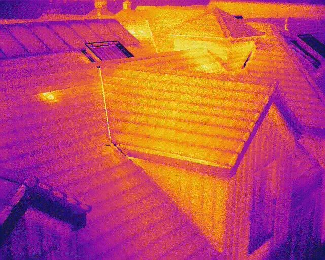 Thermal Imaging Roof Survey Image Stockport
